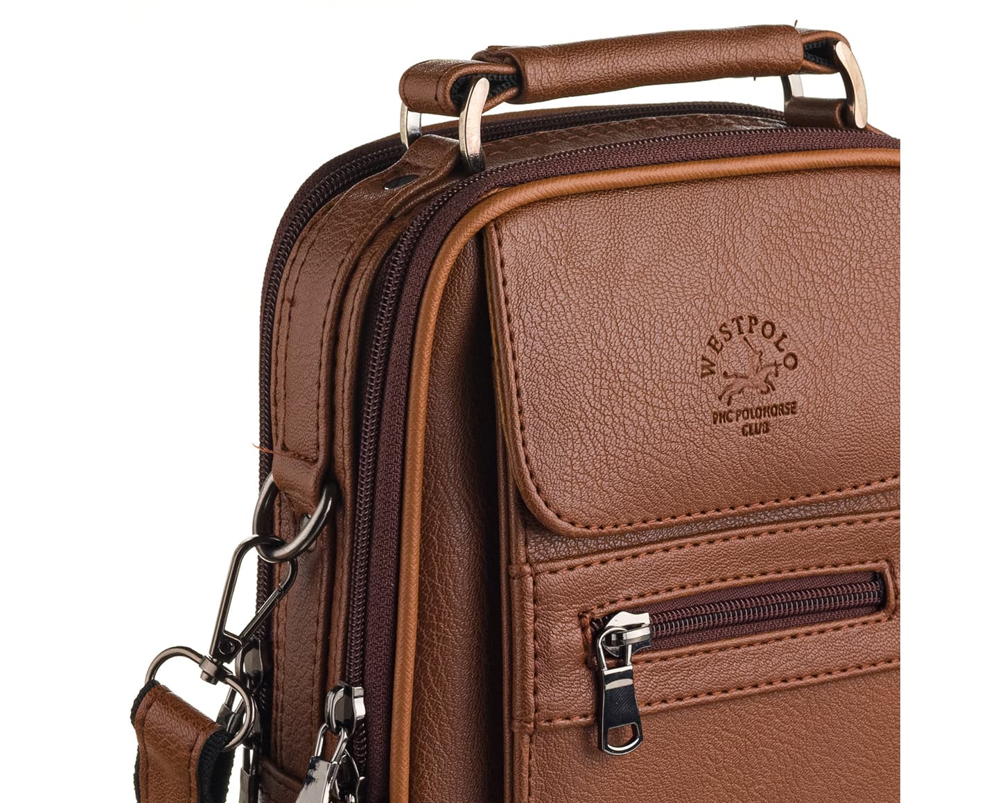 PU Leather Men's Handbag, 3002