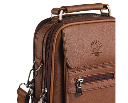 PU Leather Men's Handbag, 3002