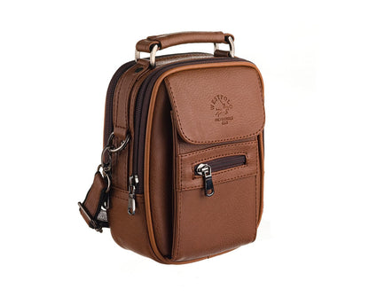 PU Leather Men's Handbag, 3001