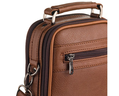 PU Leather Men's Handbag, 3001