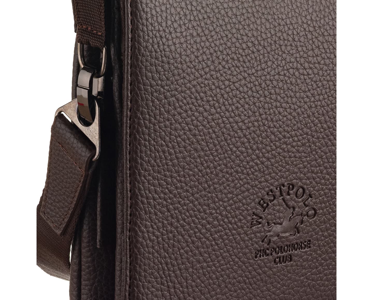 PU Leather Messenger Bag, 4002