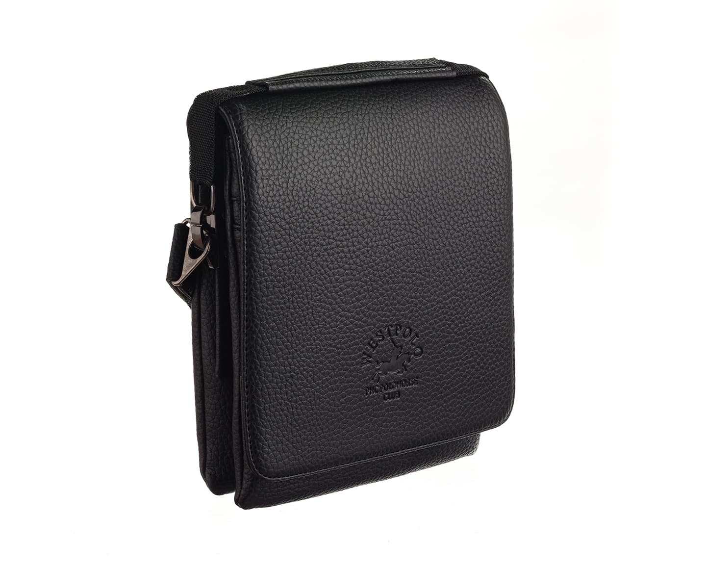 PU Leather Messenger Bag, 4002