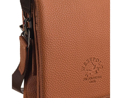 PU Leather Messenger Bag, 4002
