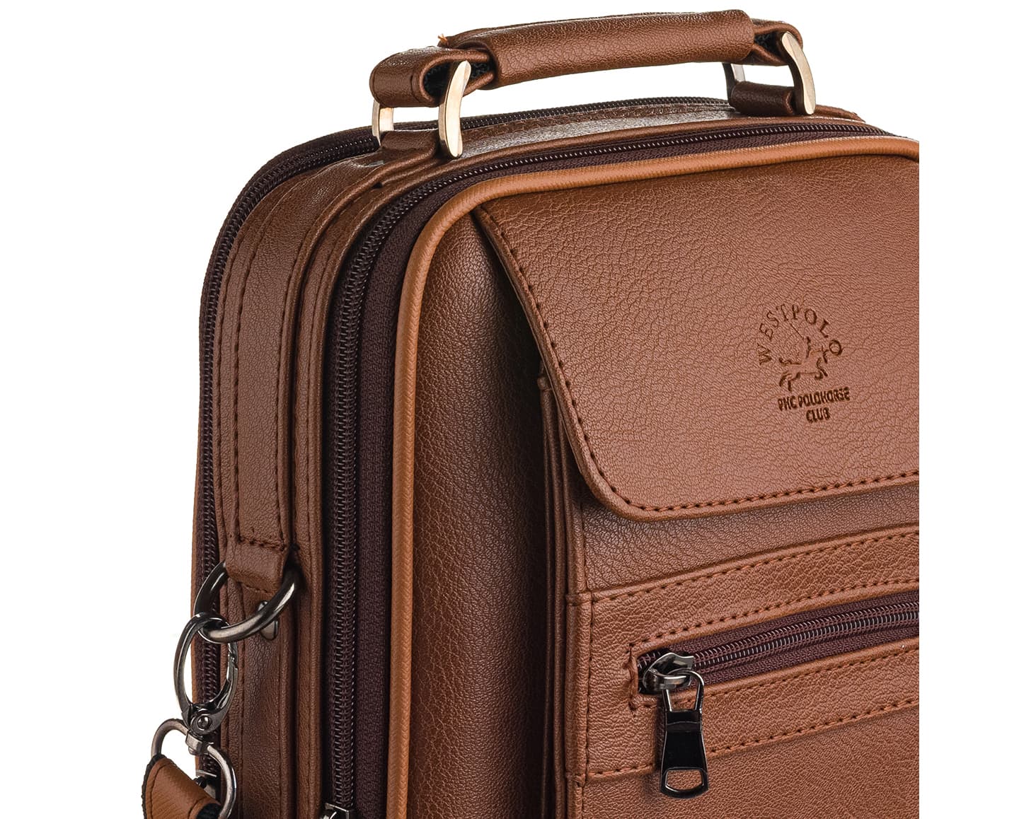 PU Leather Men's Handbag, 3003