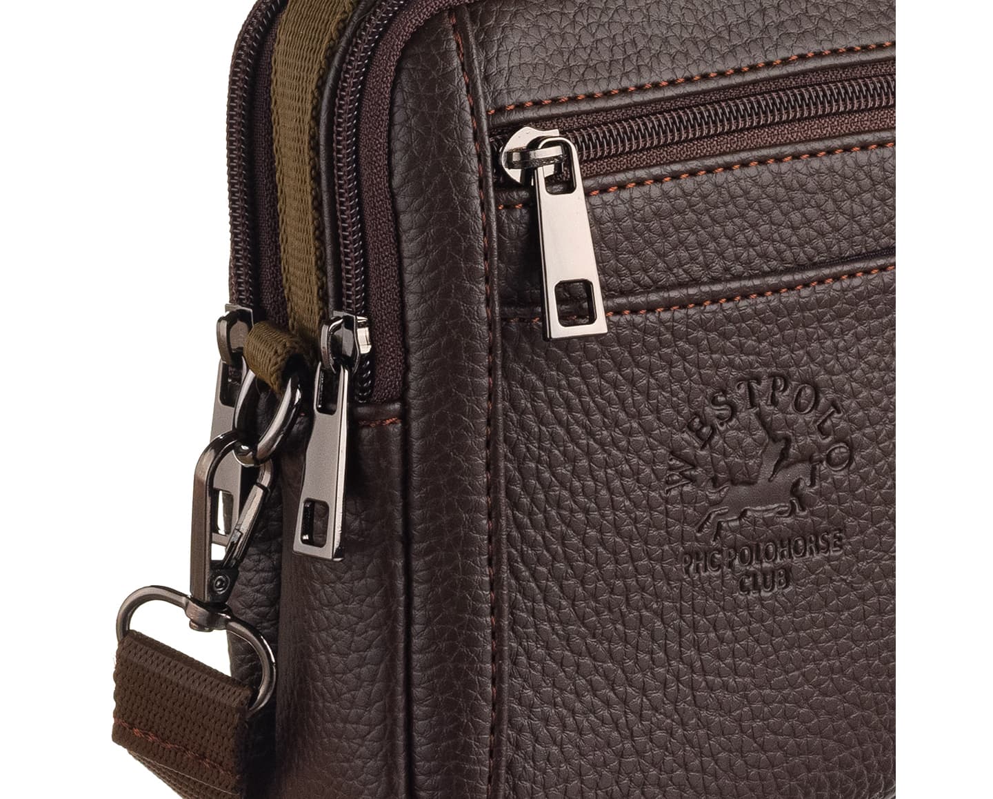PU Leather Men's Handbag, 6045