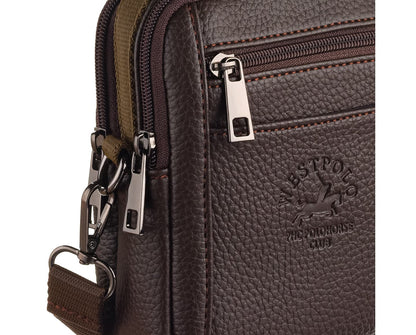 PU Leather Men's Handbag, 6045
