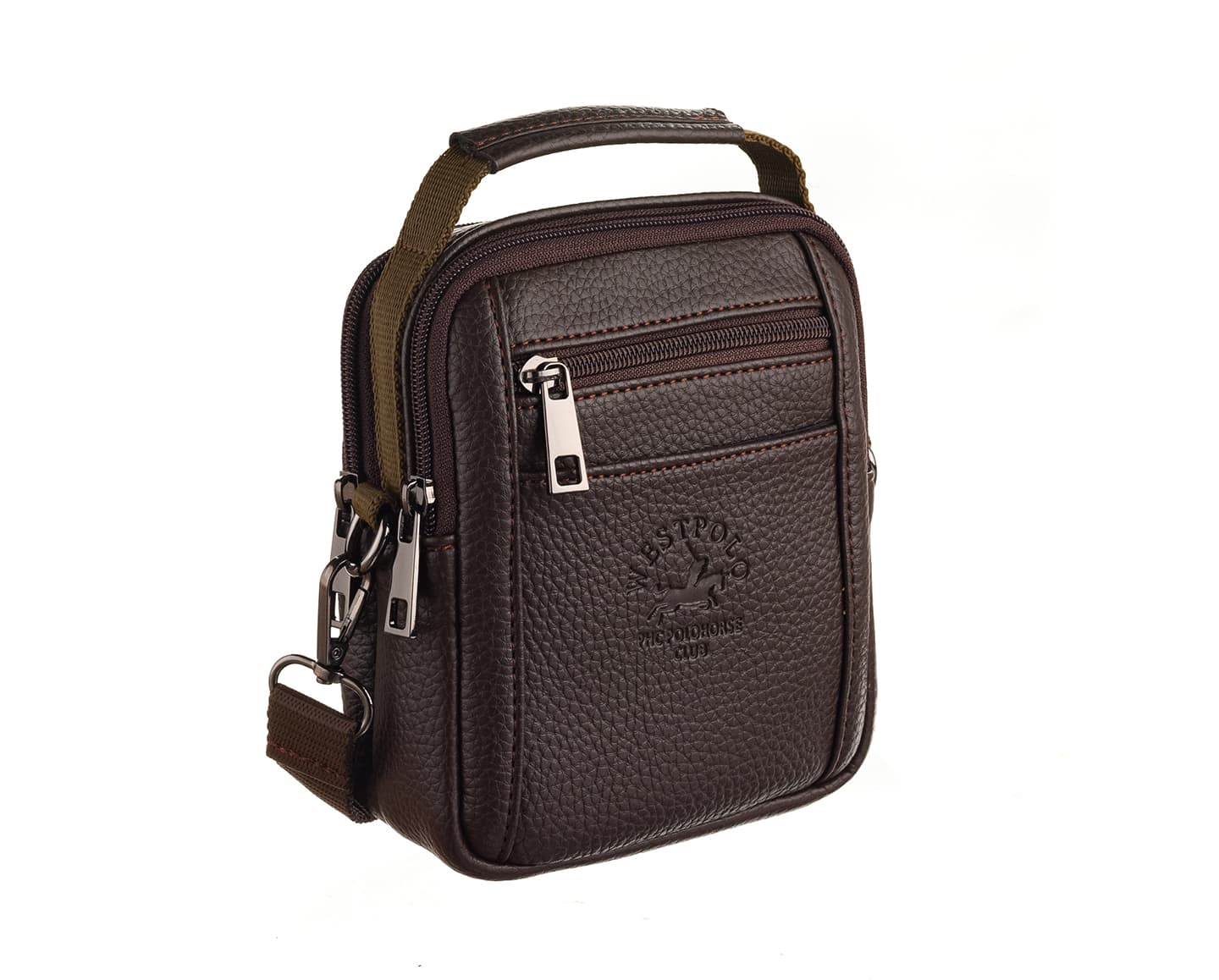 PU Leather Men's Handbag, 6045