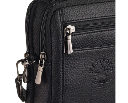 PU Leather Men's Handbag, 6045