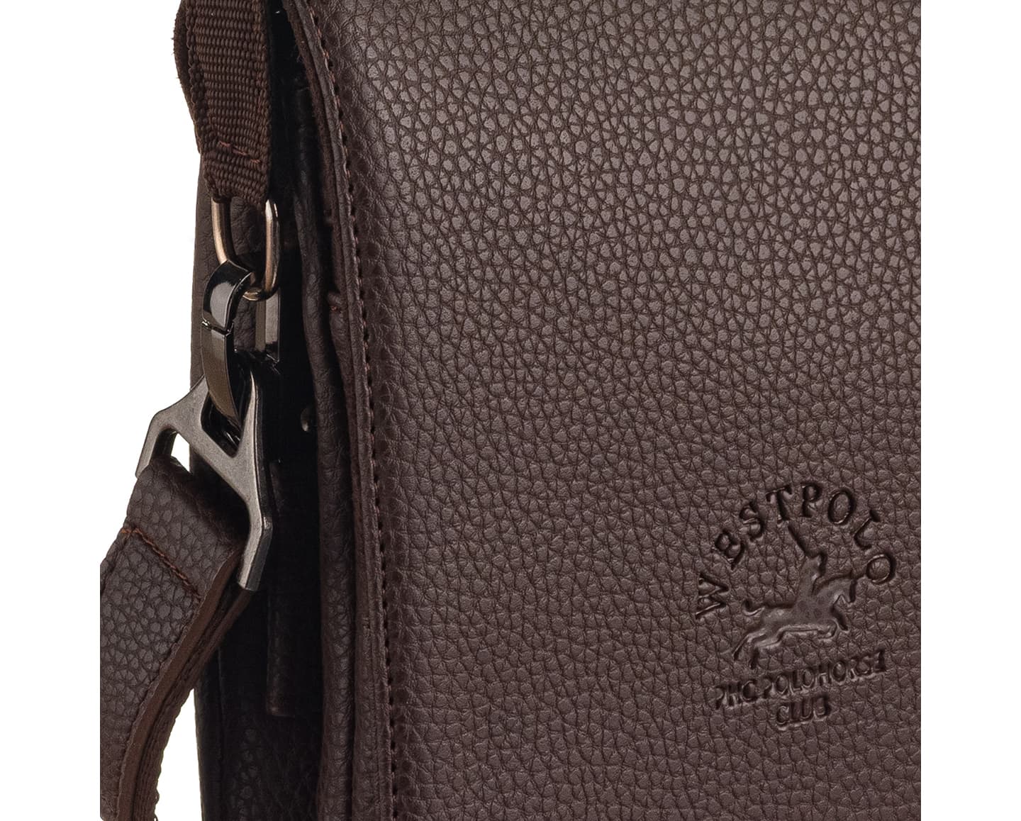 PU Leather Messenger Bag, 4001