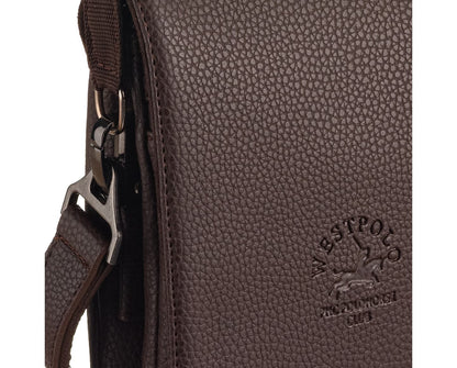 PU Leather Messenger Bag, 4001