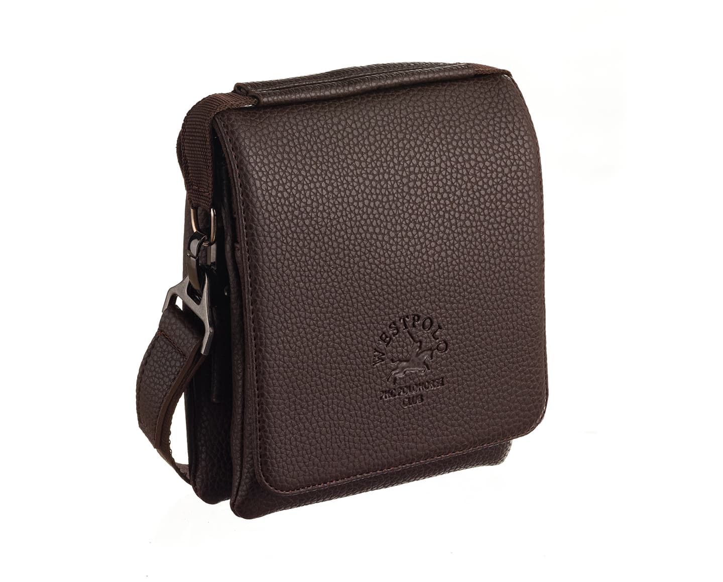 PU Leather Messenger Bag, 4001