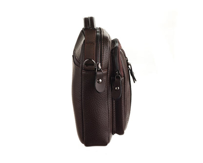 PU Leather & Canvas Men's Handbag, 7007