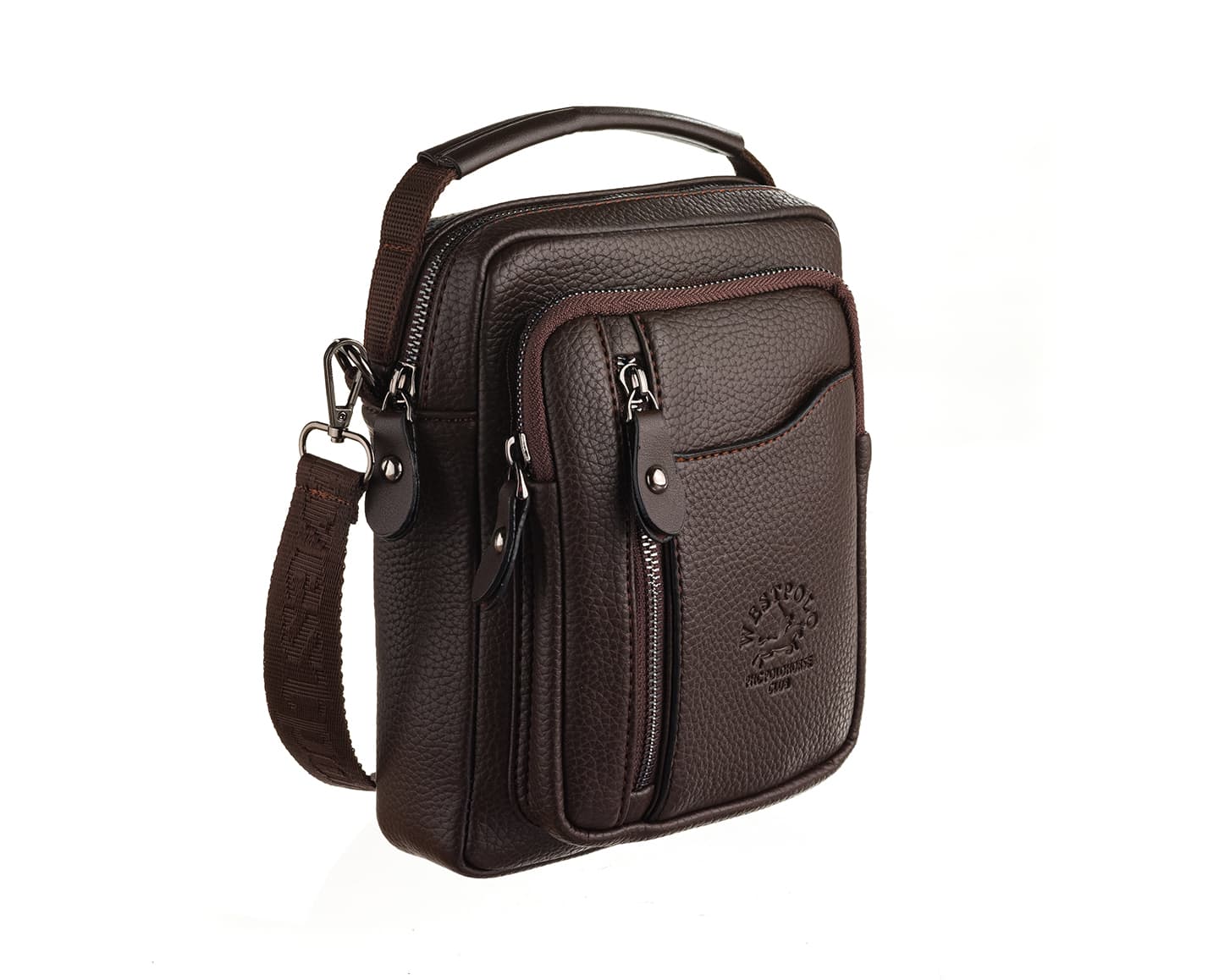 PU Leather & Canvas Men's Handbag, 7007