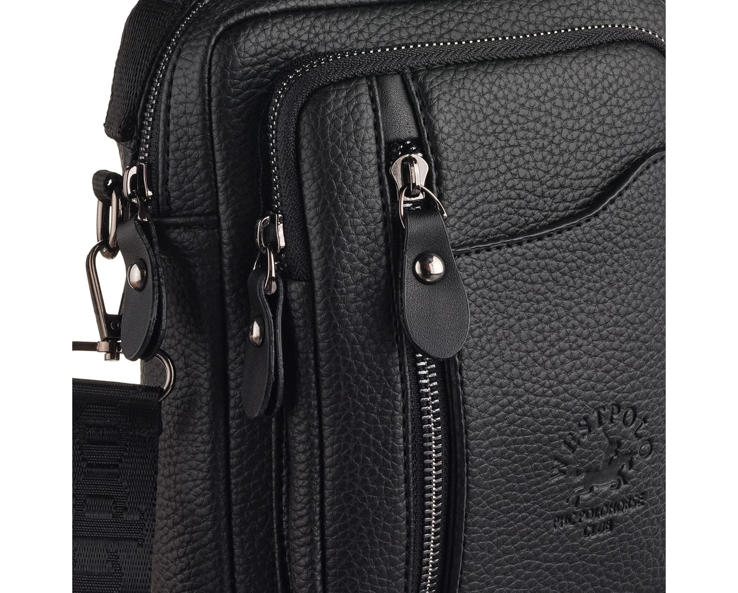 PU Leather & Canvas Men's Handbag, 7007