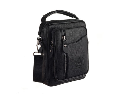 PU Leather & Canvas Men's Handbag, 7007
