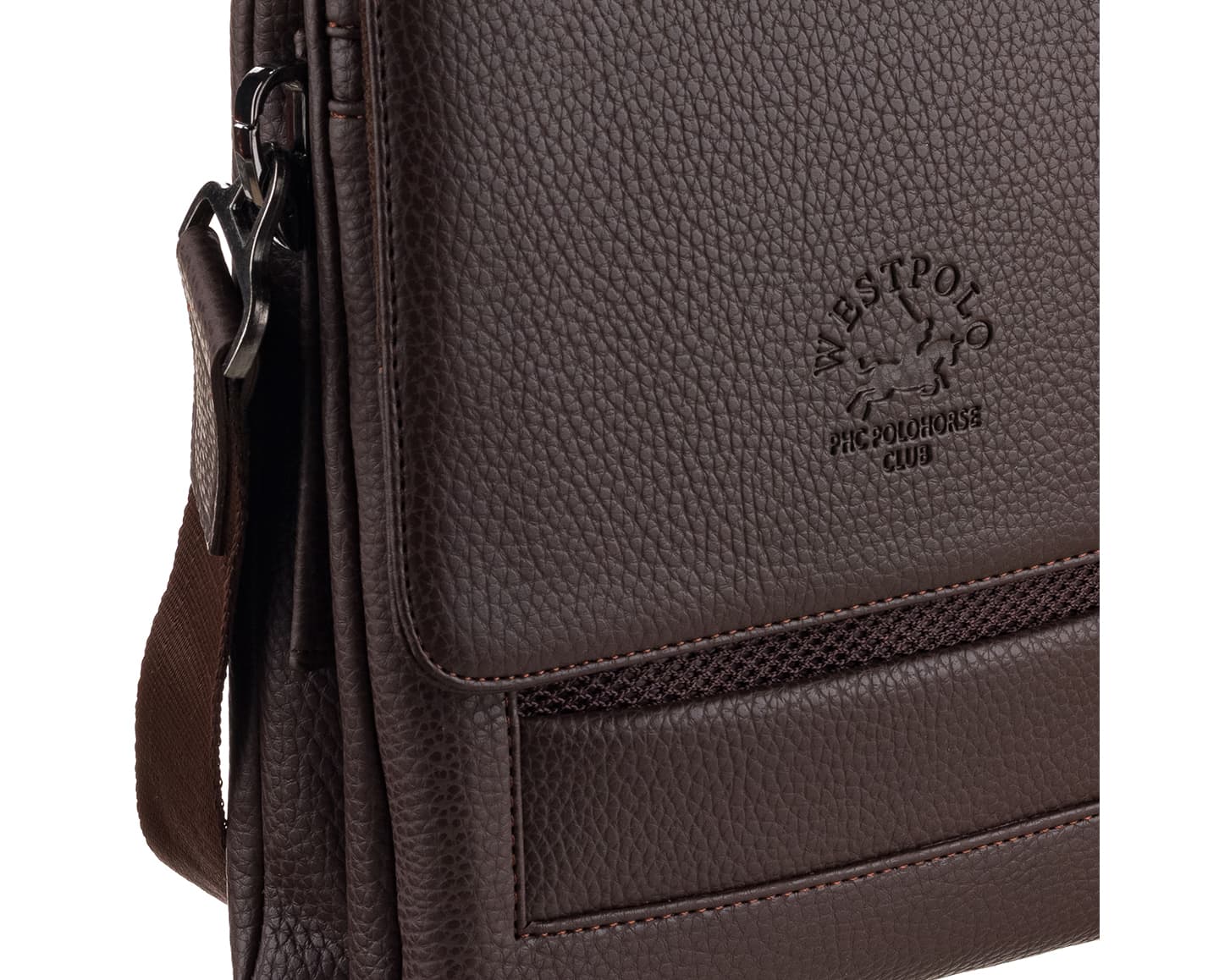 PU Leather Messenger Bag, 4003