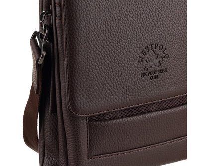 PU Leather Messenger Bag, 4003