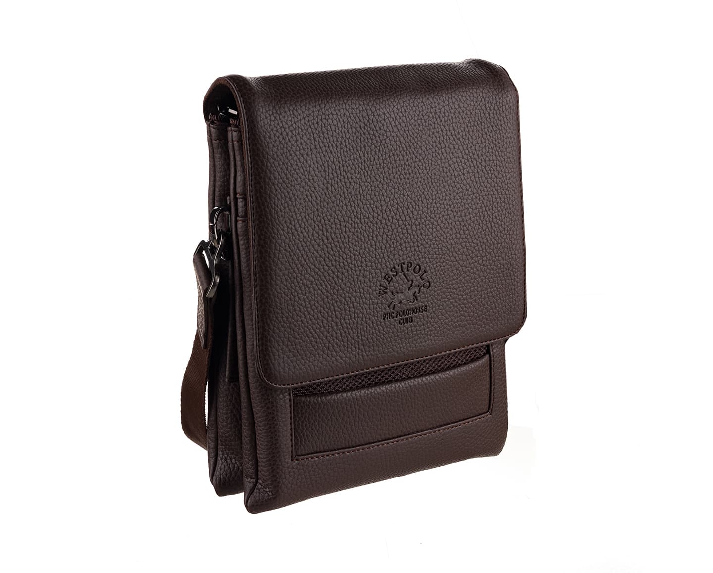 PU Leather Messenger Bag, 4003