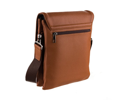 PU Leather Messenger Bag, 4001