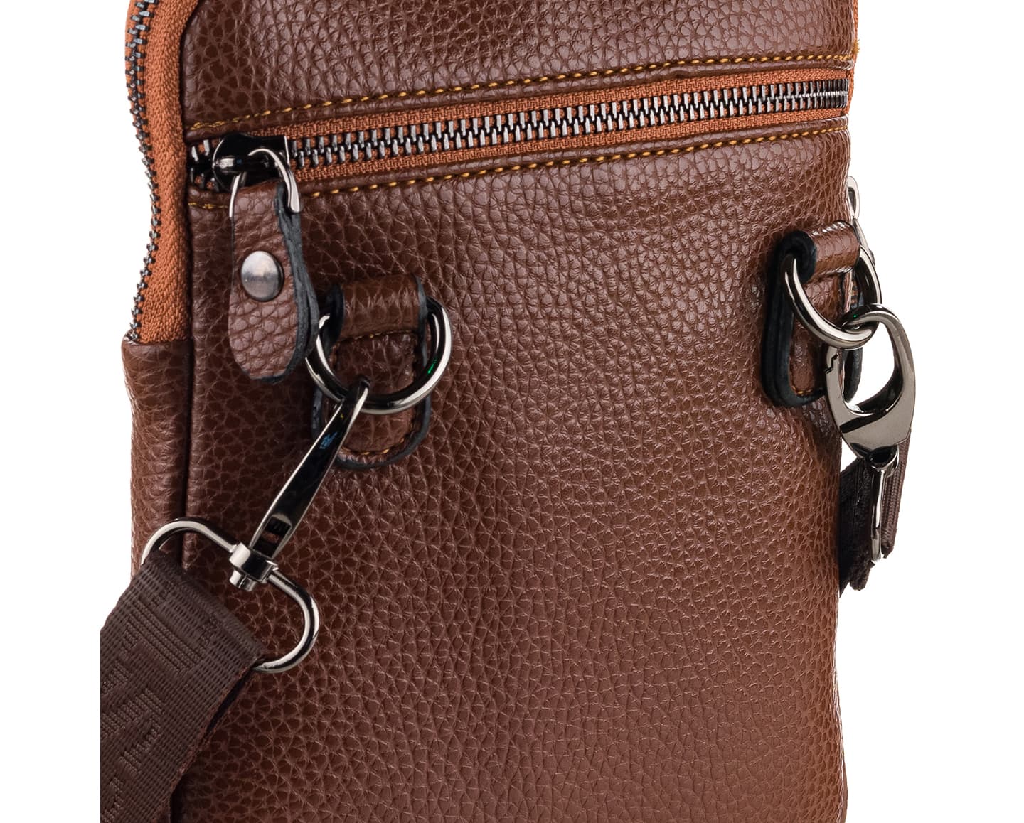 PU Leather Messenger Bag, 6020