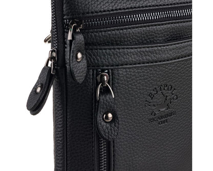 PU Leather Messenger Bag, 6020