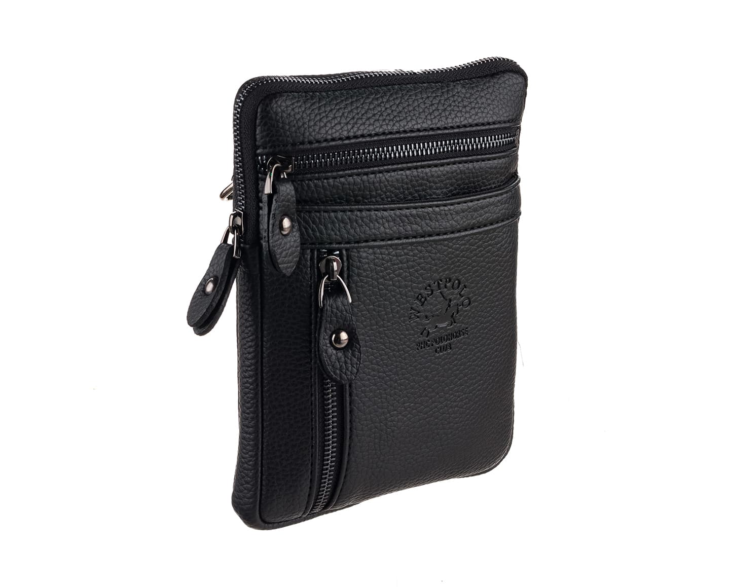 PU Leather Messenger Bag, 6020
