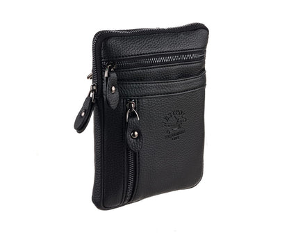 PU Leather Messenger Bag, 6020