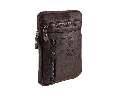 PU Leather Messenger Bag, 6020