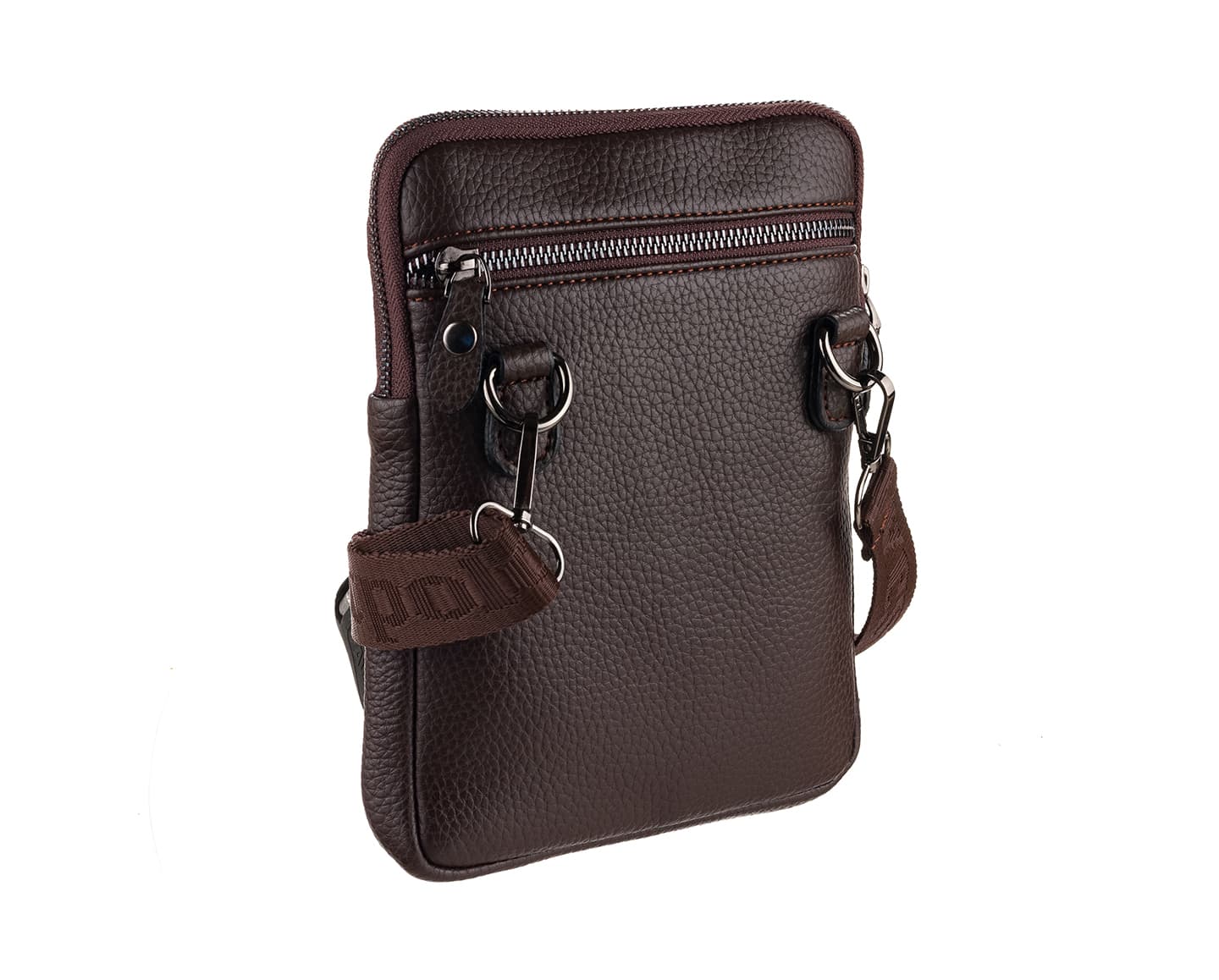 PU Leather Messenger Bag, 6020