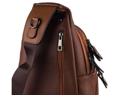 PU Leather Crossbody Bag, 7014