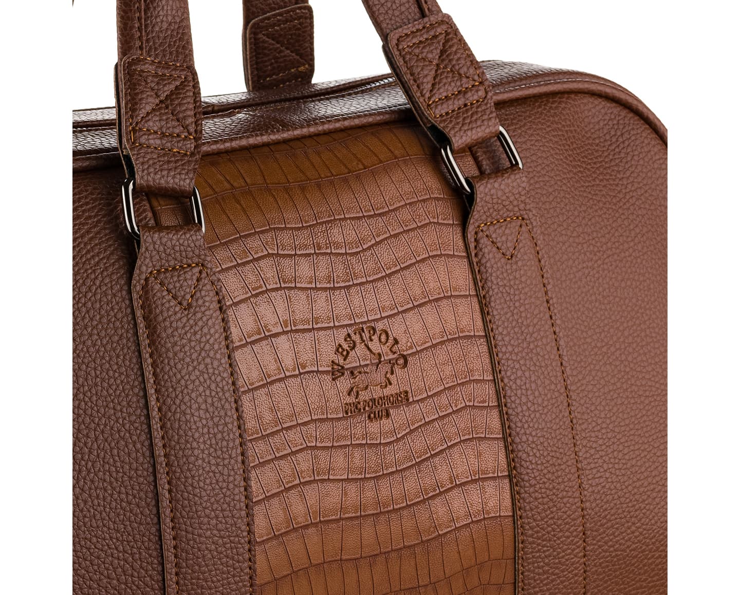 PU Leather Weekend Duffle Bag, 7027