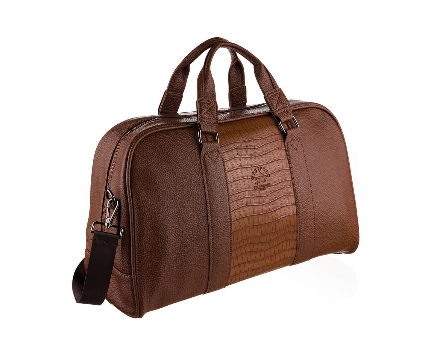 PU Leather Weekend Duffle Bag, 7027