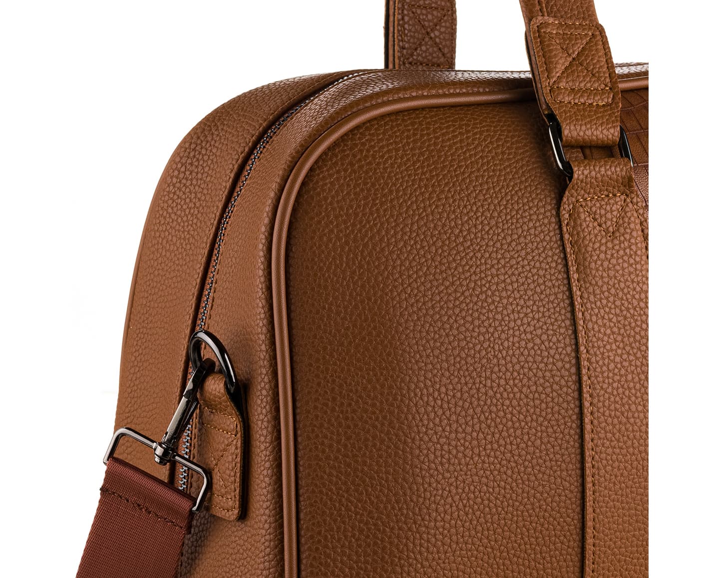 PU Leather Weekend Duffle Bag, 7027