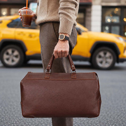 Marcovio Leather Travel Bag