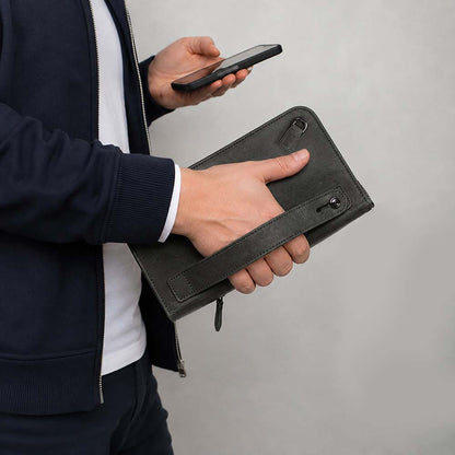 Novarco Leather Clutch Handbag