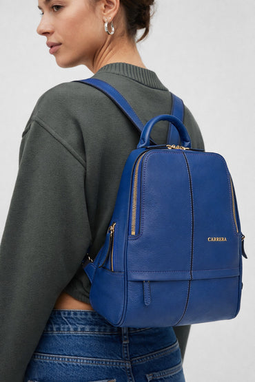 Carrera Elvina Leather Women's Backpack Bag