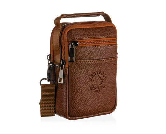 PU Leather Crossbody Bag, 6044