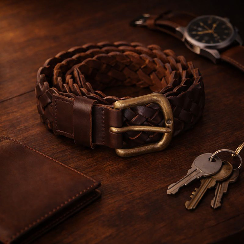 Hunter Leather Men's Belt