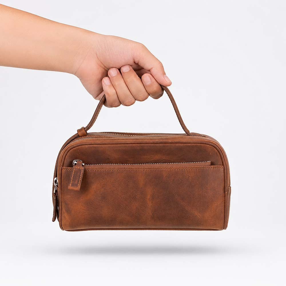 Travero Leather Dopp Kit