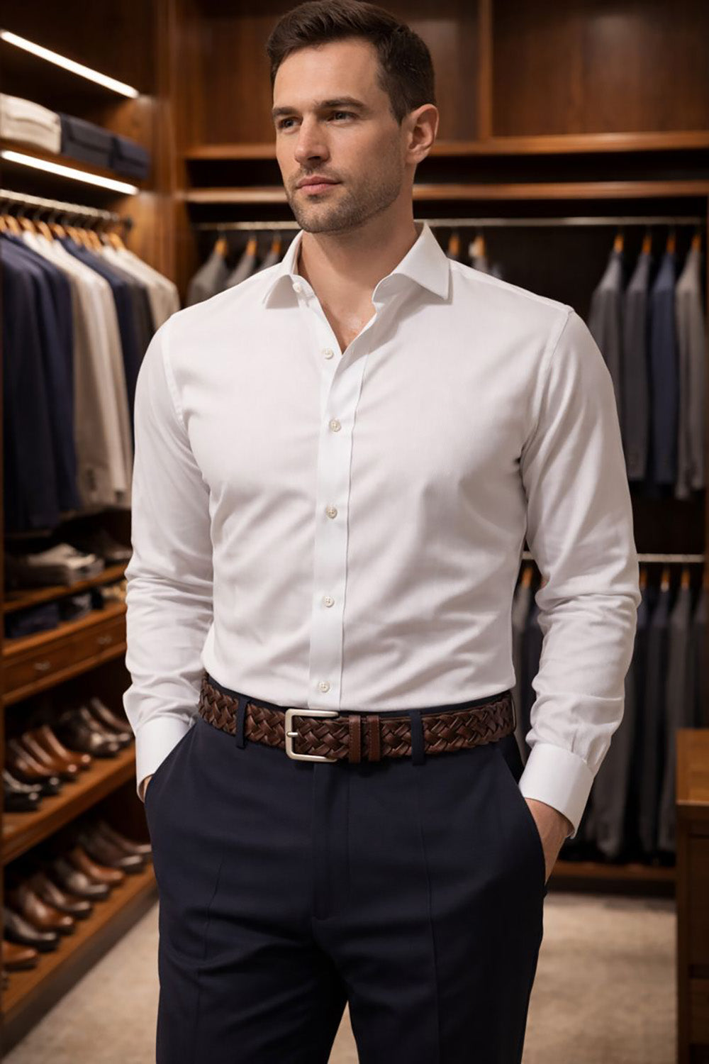 Cordo Leather Men's Belt