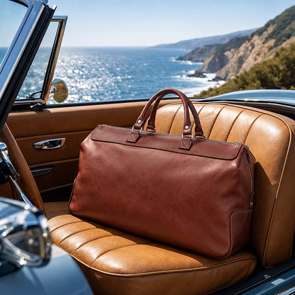 Marcovio Leather Travel Bag