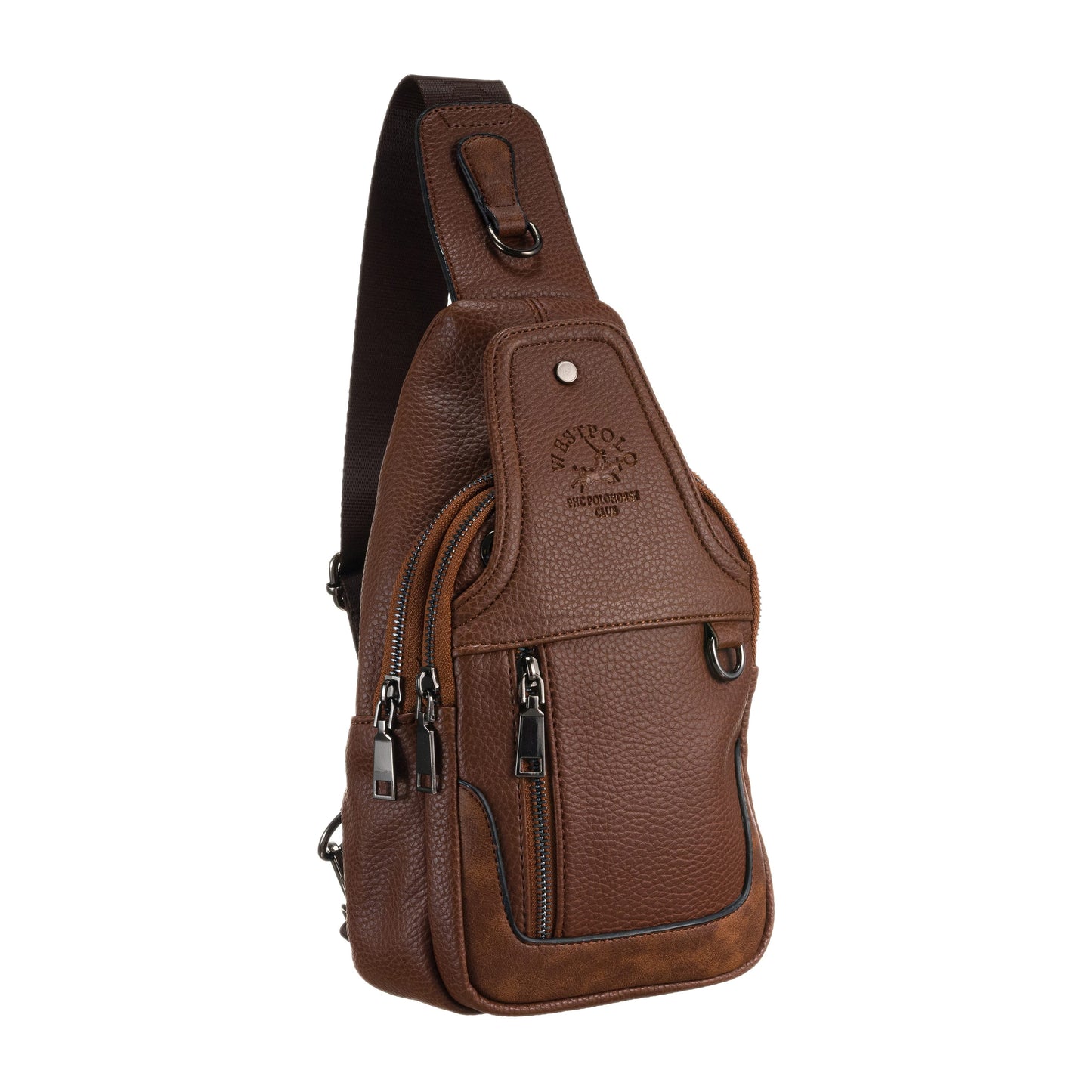 PU Leather Crossbody Bag, 7038