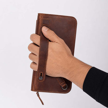 Novarco Leather Clutch Handbag