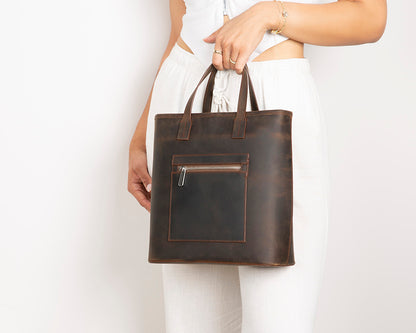 Valetto Leather Tote Bag