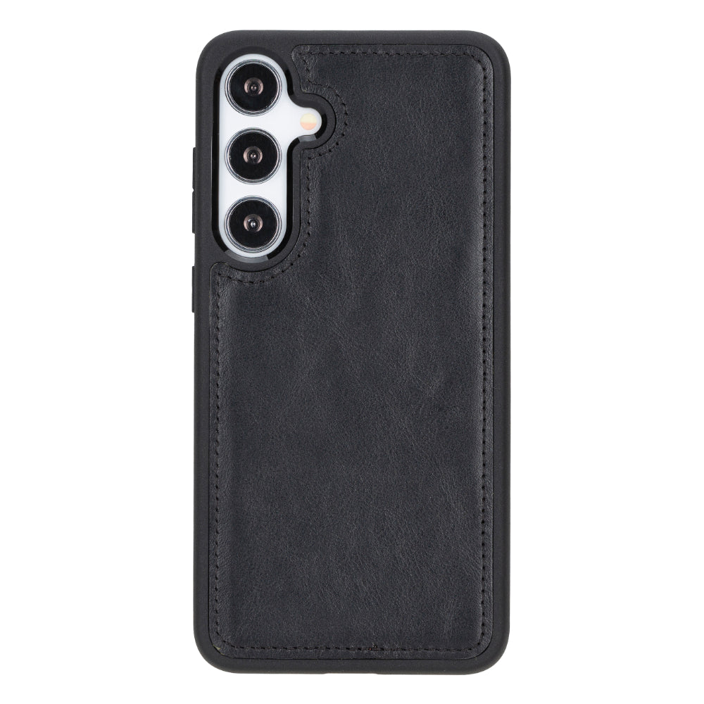 Magic Samsung Galaxy S25 Plus Detachable Leather Wallet Case