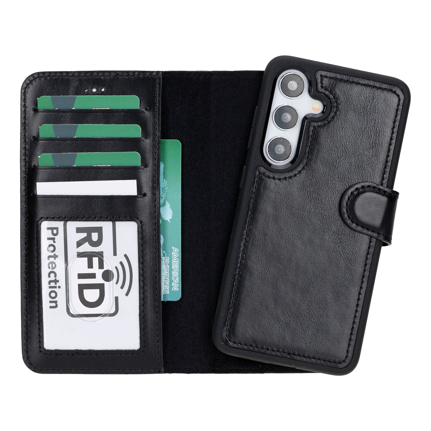 Samsung Galaxy S24 Series Leather Wallet Cases RFID - MW