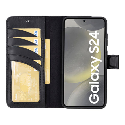 Samsung Galaxy S24 Series Leather Wallet Cases RFID - MW