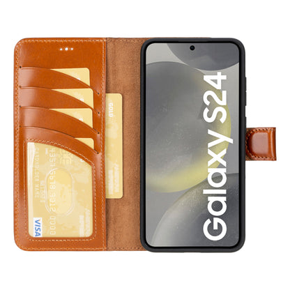 Samsung Galaxy S24 Series Leather Wallet Cases RFID - MW