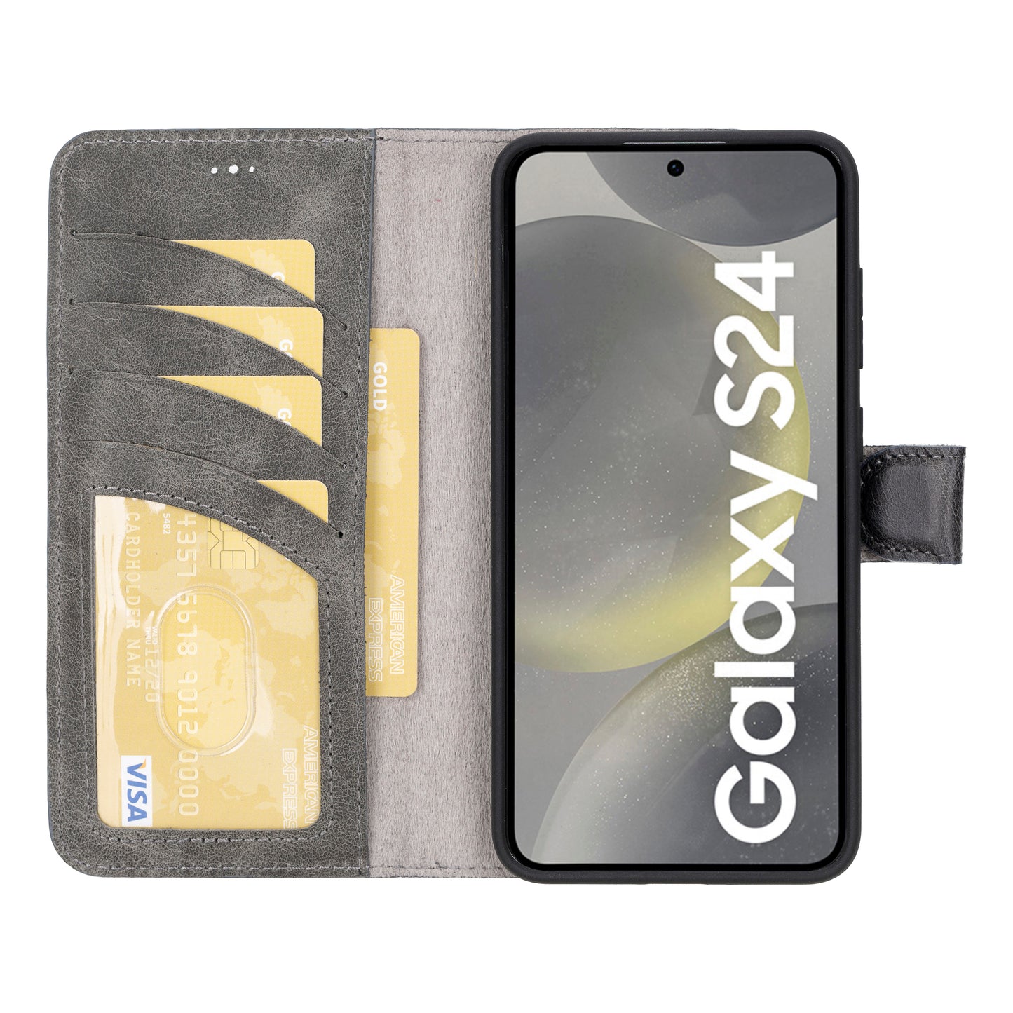 Samsung Galaxy S24 Series Leather Wallet Cases RFID - MW