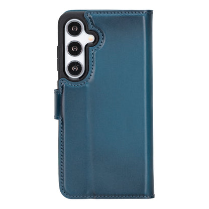 Magic Samsung Galaxy S24 Series Detachable Genuine Leather Wallet Case - MW